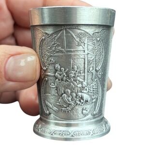 Vintage Artina SKS Zinn 95% Pewter Shot‎ Glass Lead-Free